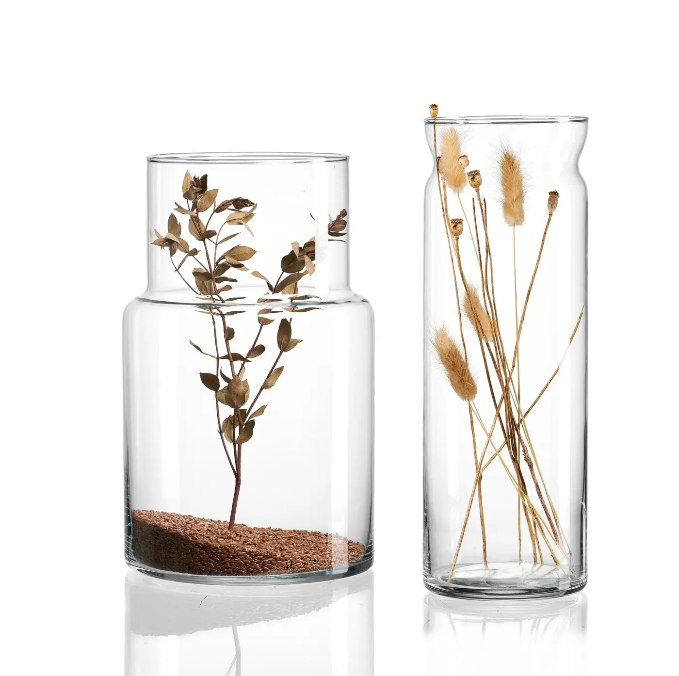 Ritzenhoff & Breker Vase/Windlicht Lily mit Transparent H / D ca. 30 x 18 cm