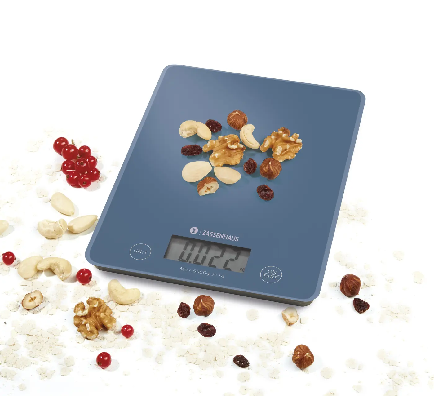 Zassenhaus Digitale Küchenwaage BALANCE  deep sea