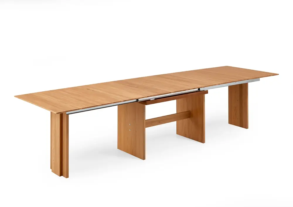 Niehoff  Kulissentisch LaVie Comfort  Wileiche massiv 160/320 x 95 cm 