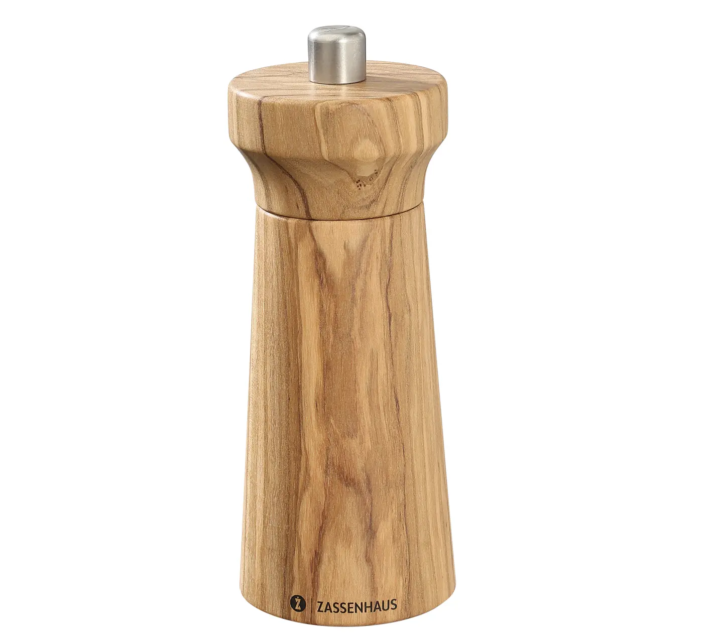 Zassenhaus Pfeffermühle Westerland 14cm, Olivenholz