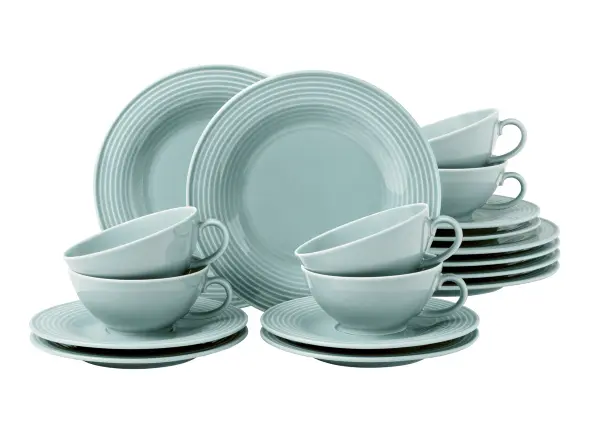 Seltmann Weiden Kaffeeservice Beat 18 tlg arktisblau