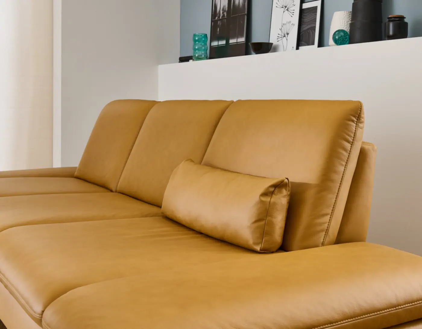 Polinova   Polstergruppe mit Funktion MM-PN1183 olive ca. 199 x 317 cm