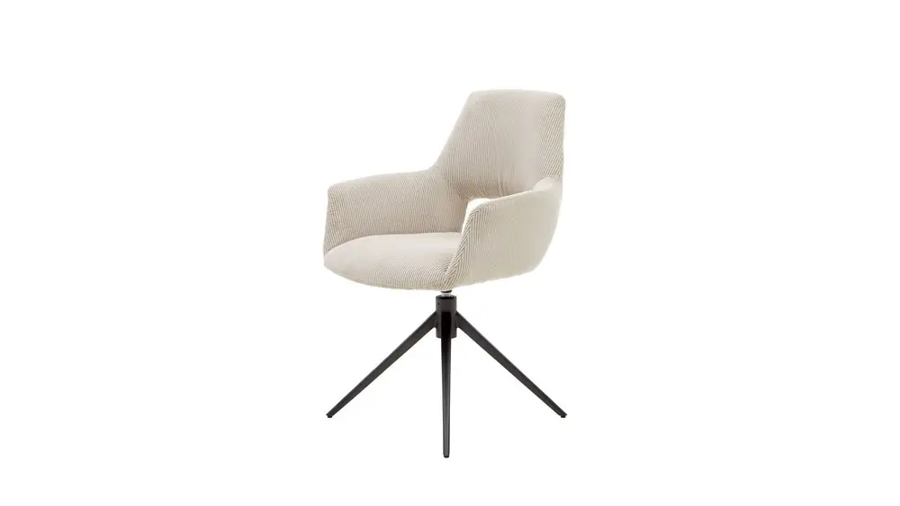 Interliving Schalensessel drehbar Serie 5605 Cord cream Interliving Schalensessel drehbar Serie 5605 Cord cream