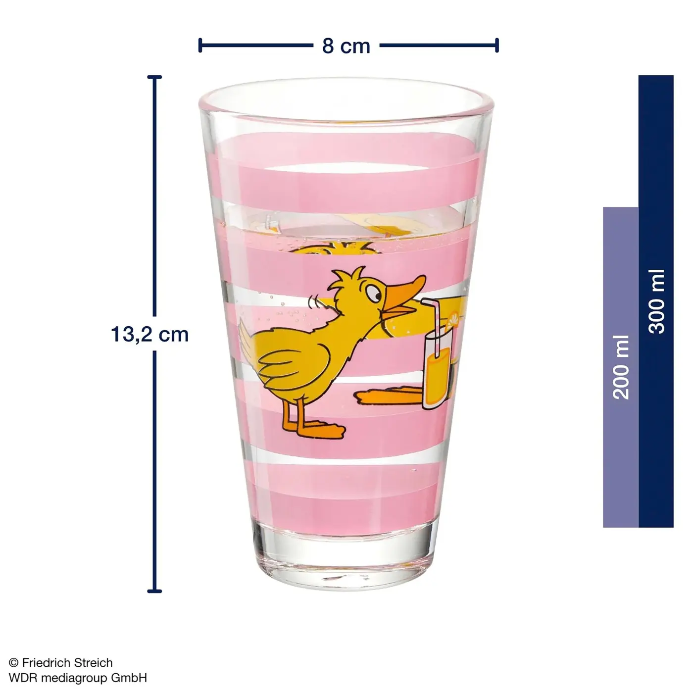 Leonardo Longdrinkbecher BAMBINI mehrfarbig 200 ml 13,2 cm