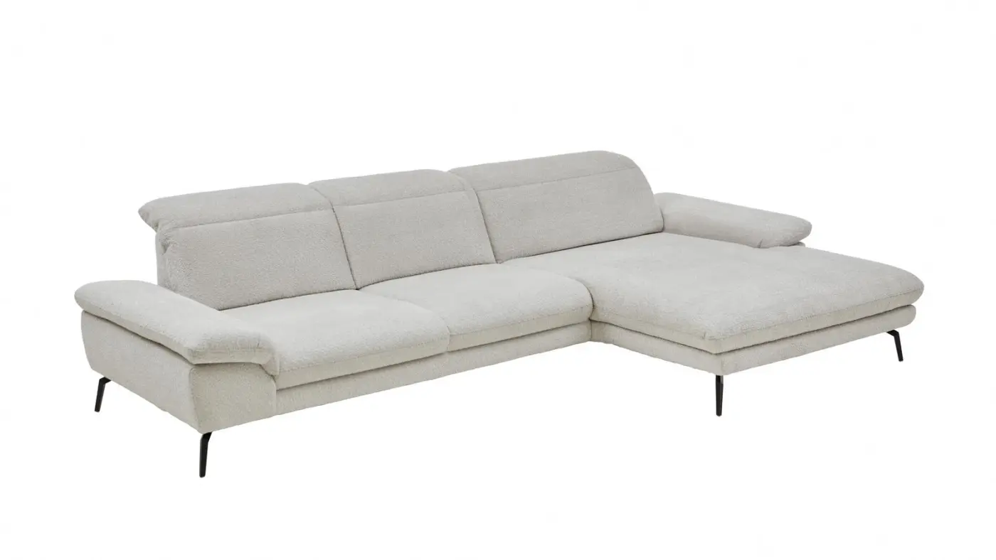 Megapol Wohnlandschaft MM-PM 1171 grau ca. 345 x 191 cm