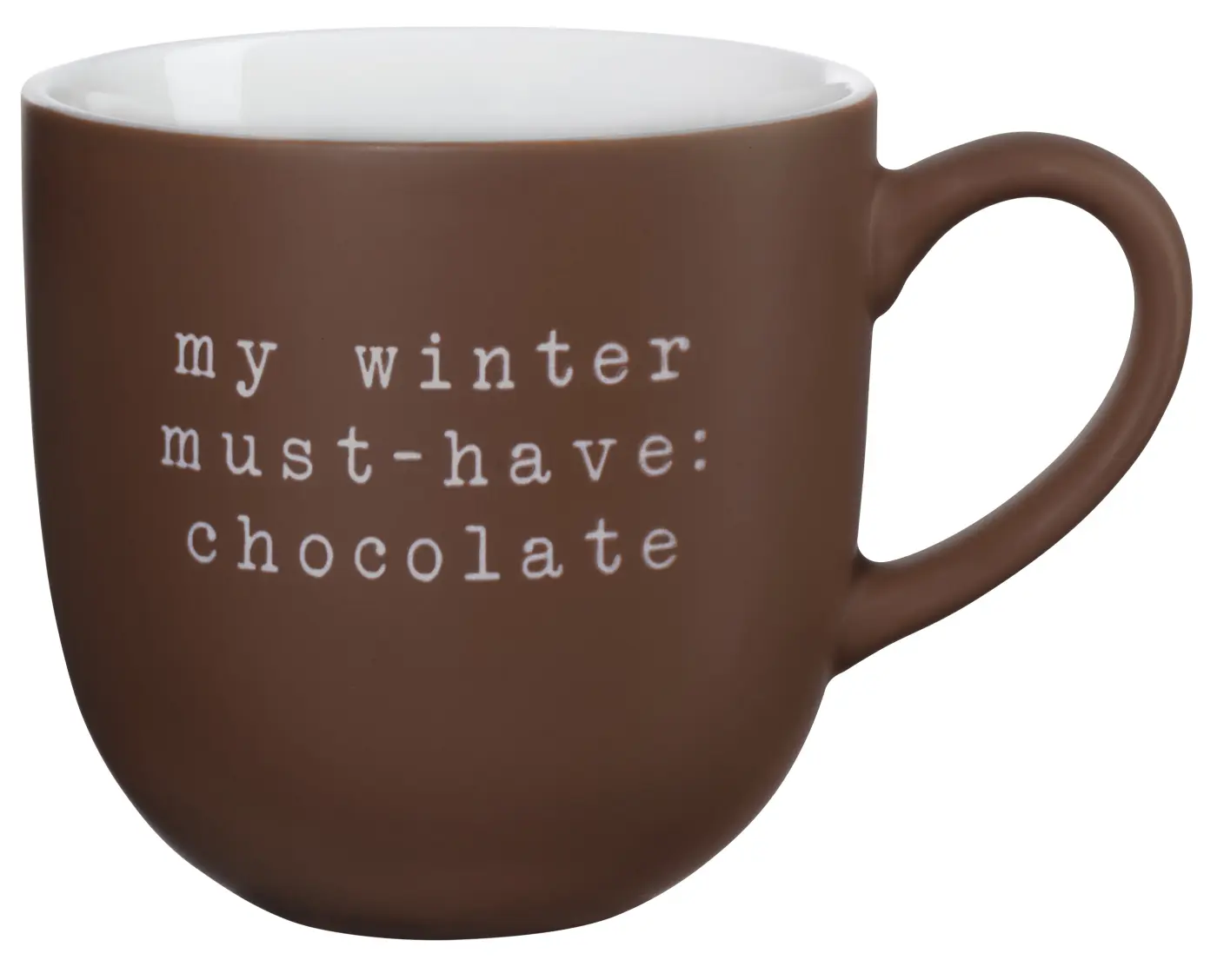 ASA Henkelbecher hey! braun 0,35 l(ASA Henkelbecher hey! chocolate)