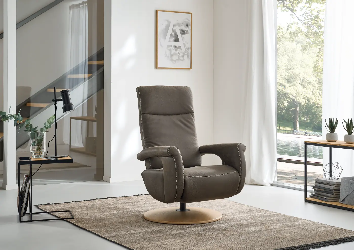 Zehdenick  Relaxsessel 2-motorisch MM-ZE1062  slate