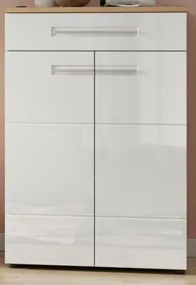Germania  Schuhschrank Aledo Weiß / Navarra-Eiche-Nb.