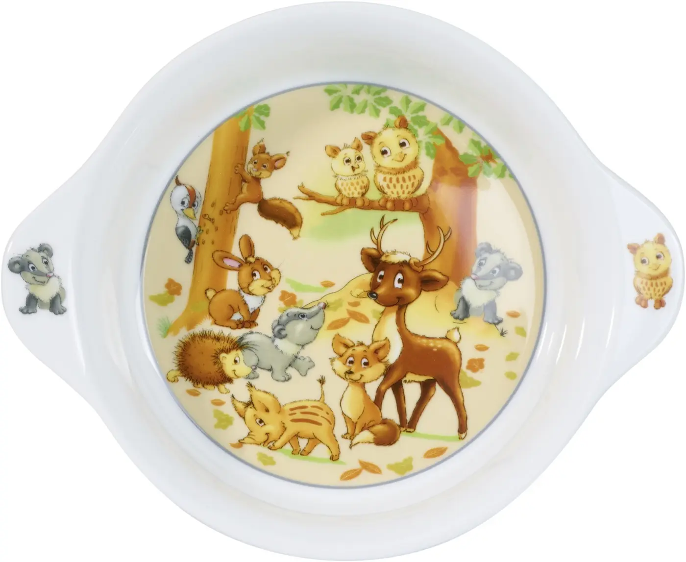 Ritzenhoff & Breker Kinderschale mit Griff  Waldtiere 21,5 cm bunt