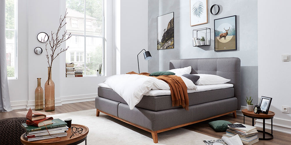 interliving-moebel-bett-doppelbett-boxspringbett-grau-modern-gemuetlich interliving-moebel-bett-doppelbett-boxspringbett-grau-modern-gemuetlich