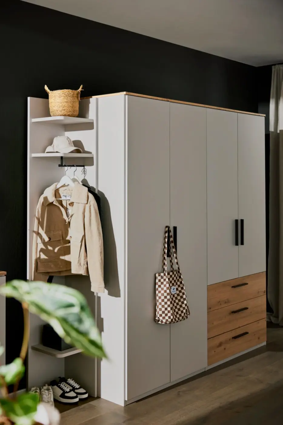 Interliving  Garderobe SerieInterliving-1702 Artisan Eiche / Sandgrau