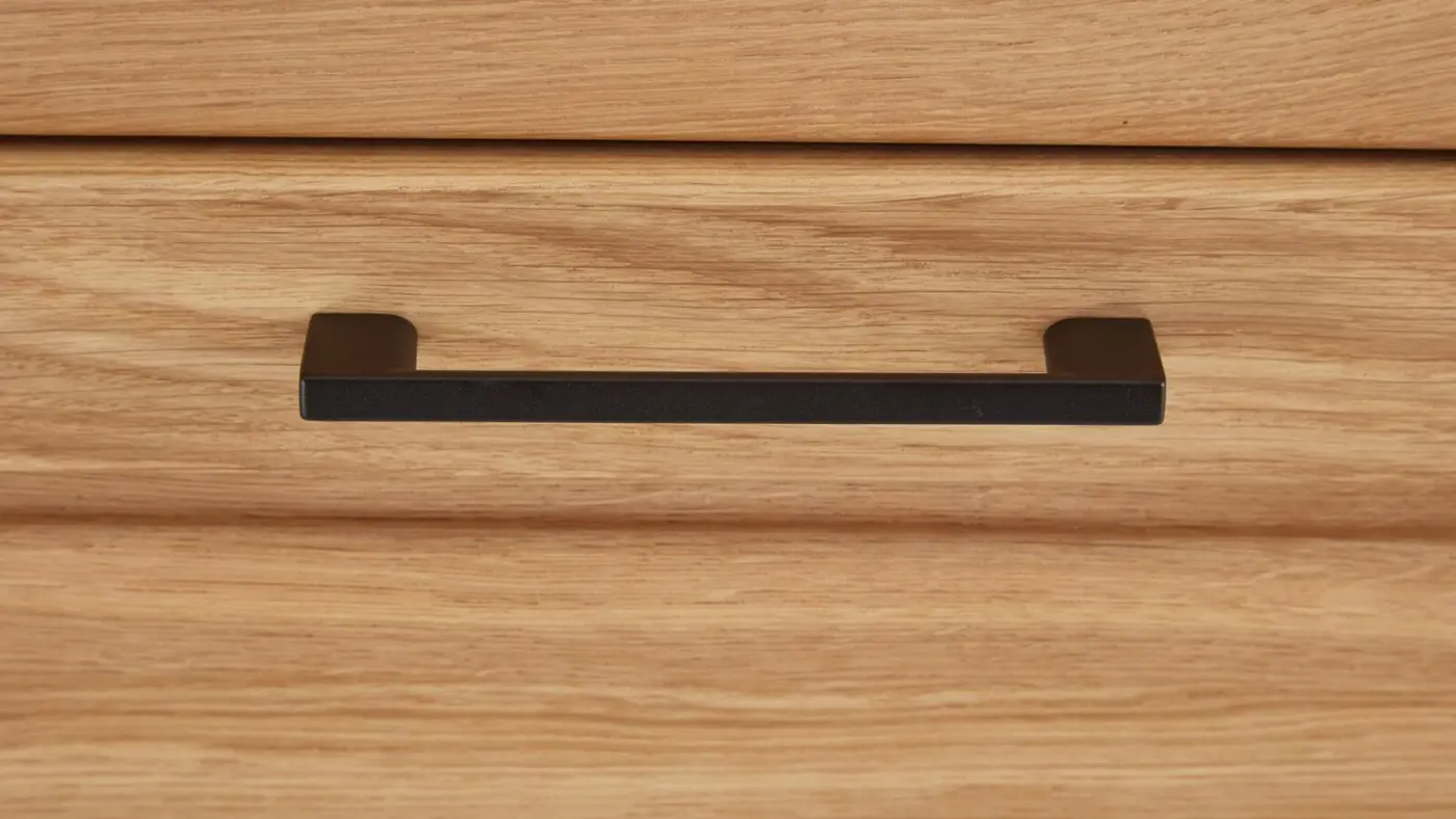 Skalik  Highboard Vigo mit Zubehör  Eiche Massiv Legno geölt ca. 105 x 145 x 40cm