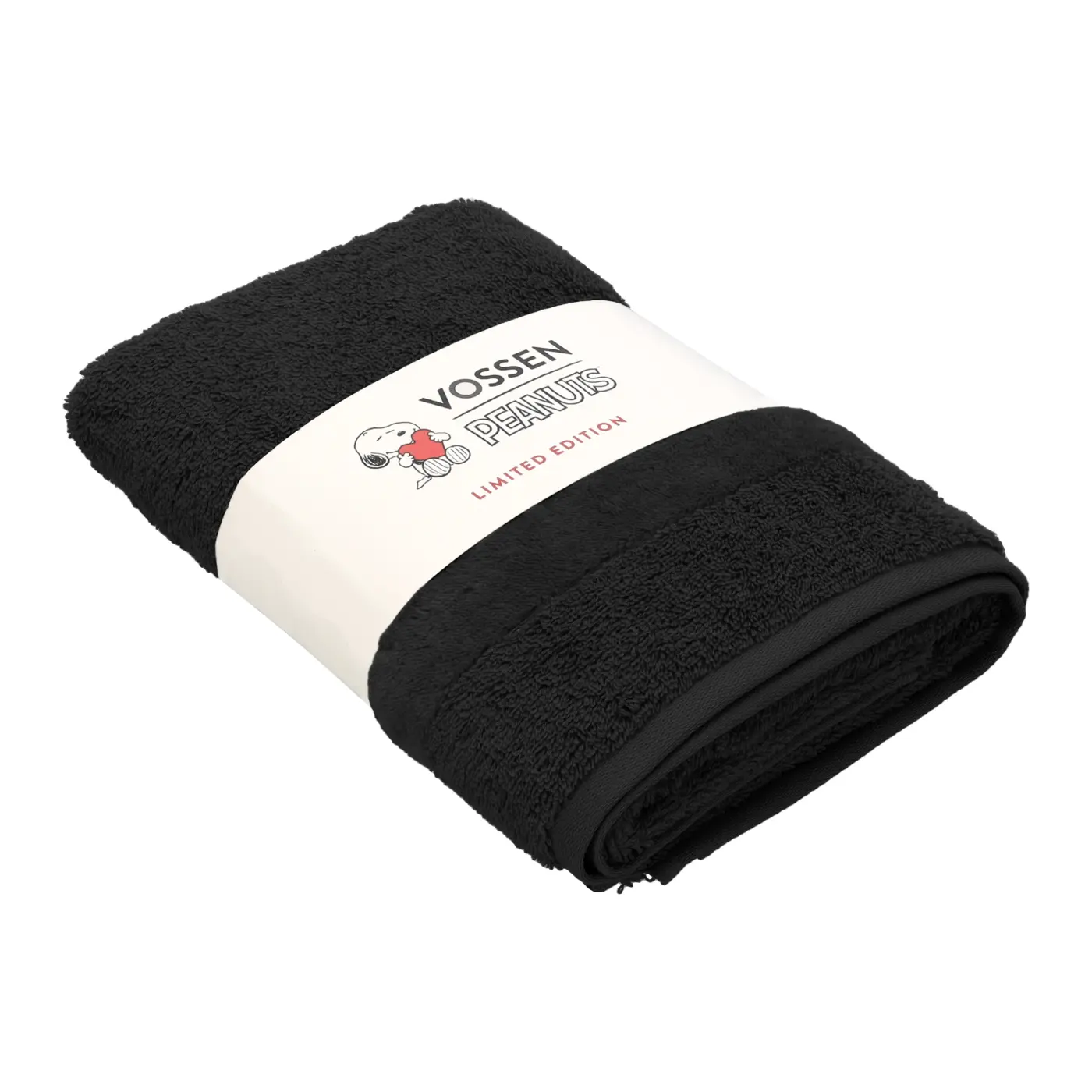 Vossen Handtuch Sleepy Snoopy schwarz 100 x 50 cm