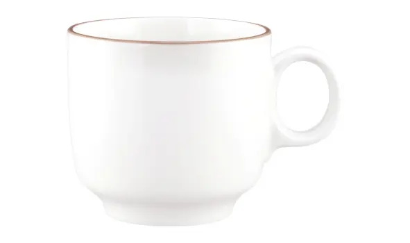Seltmann Cappuccinoobertasse 0,30 l mit Henkel Sento Home Pure Lines Cocoa Brown