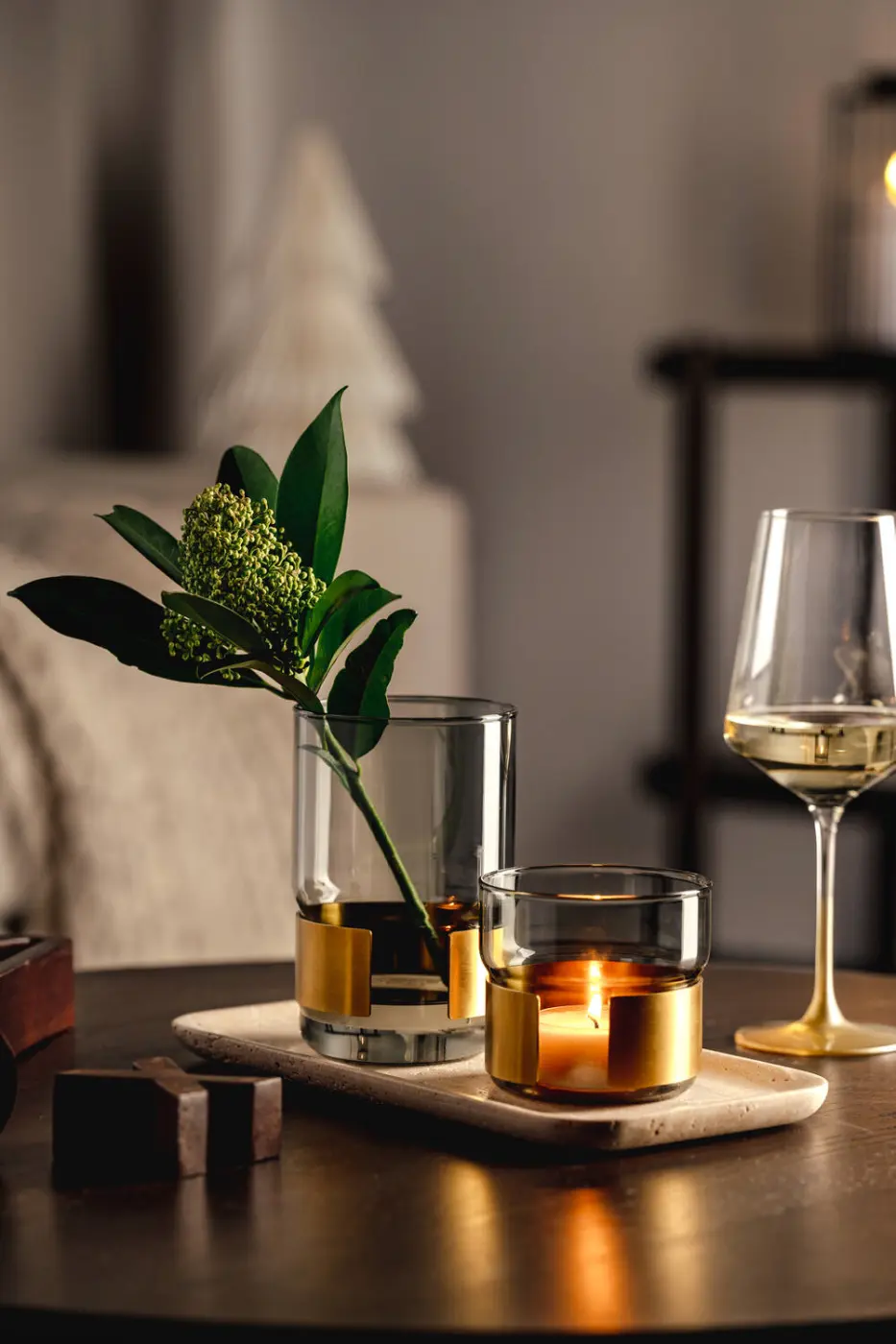 Leonardo Tischlicht SILENZIO mehrfarbig 10 cm