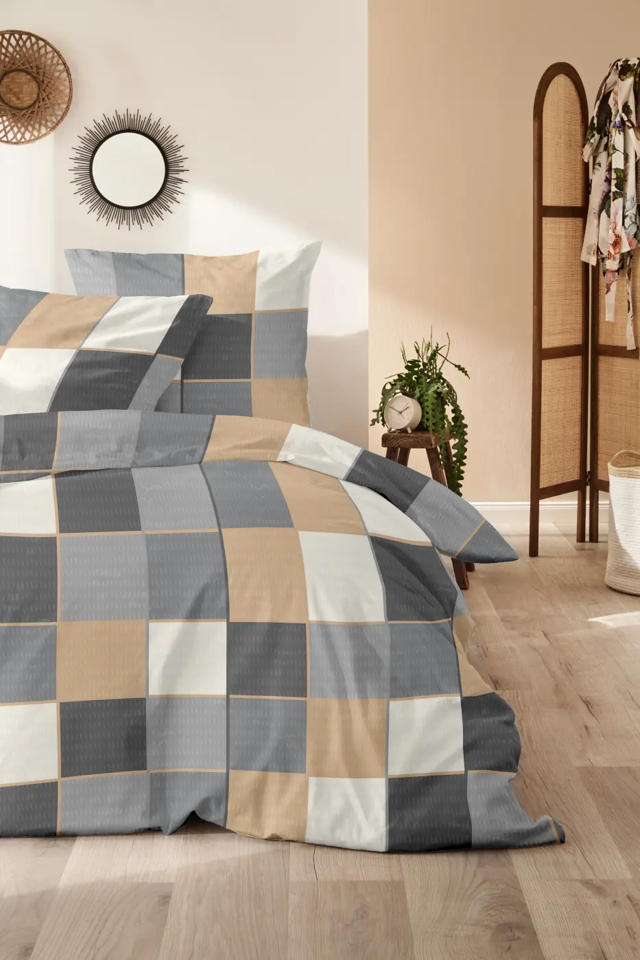 Hahn Feinbiber-Bettwäsche 135x200cm