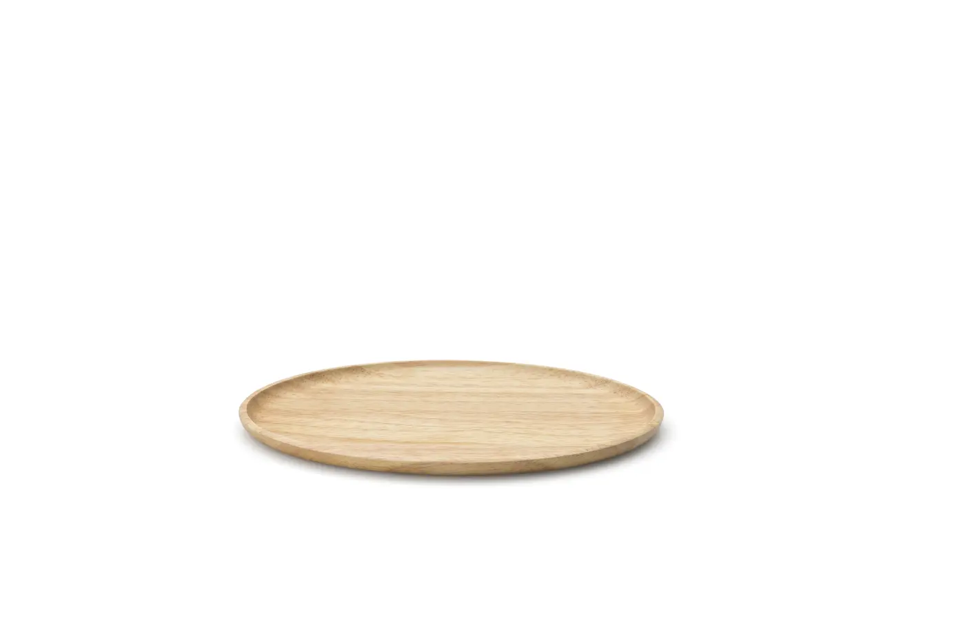 Continenta Tablett oval Gummibaum 23,5x15,5x1,2 cm