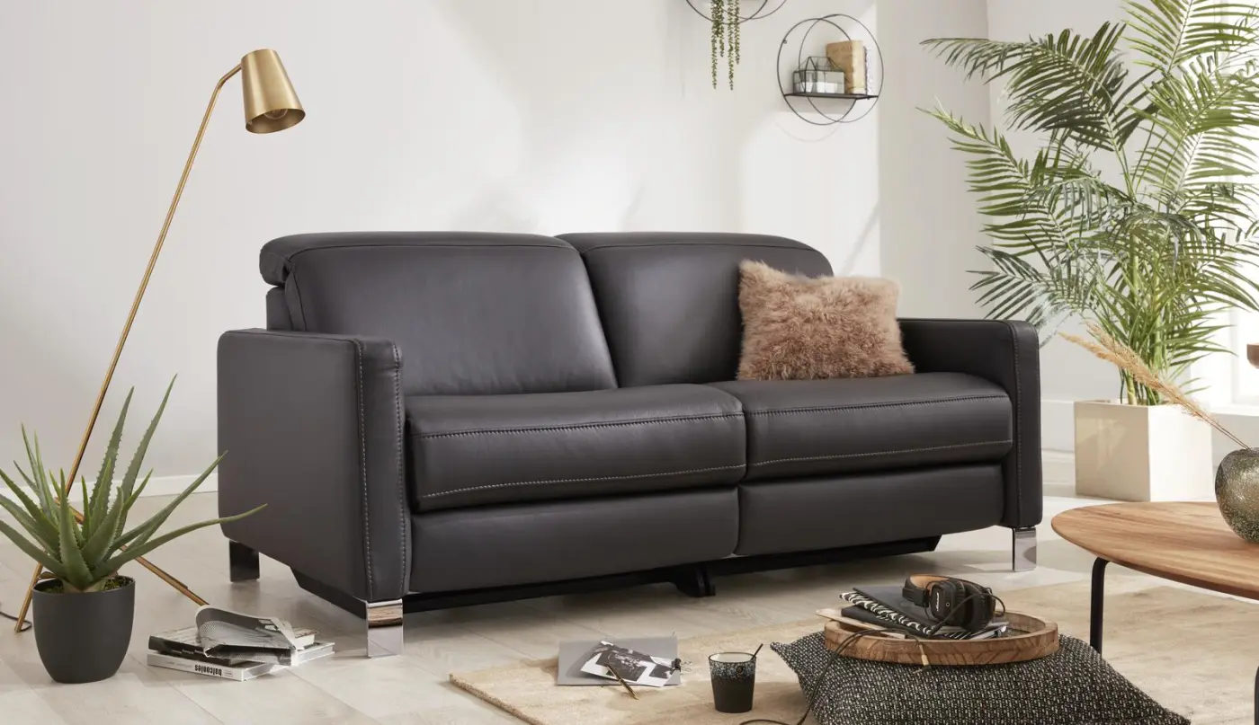 Interliving 2,5 Sitzer Serie 4054 anthrazit 176 cm