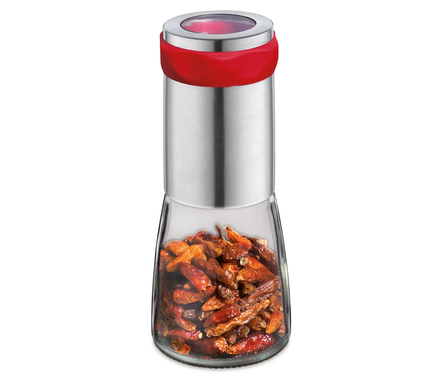 Küchenprofi  Chilimühle Piccante Edelstahl, Acryl