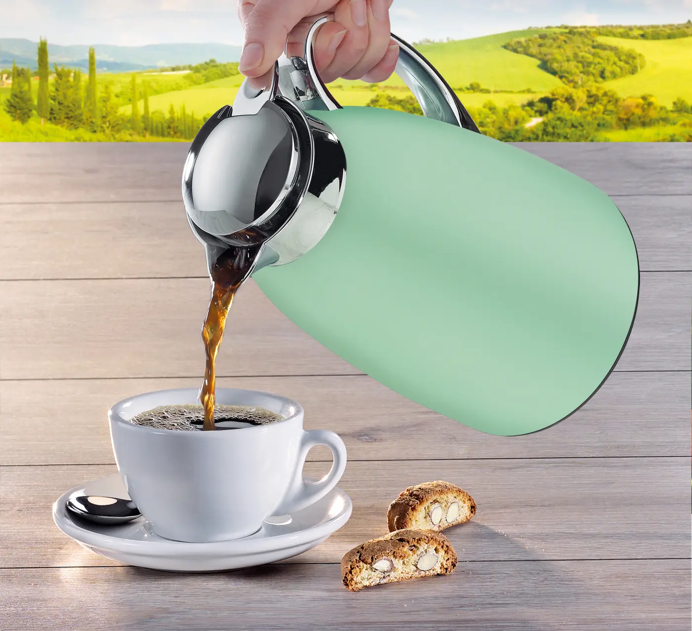 Cilio Isolierkanne VENEZIA mint matt