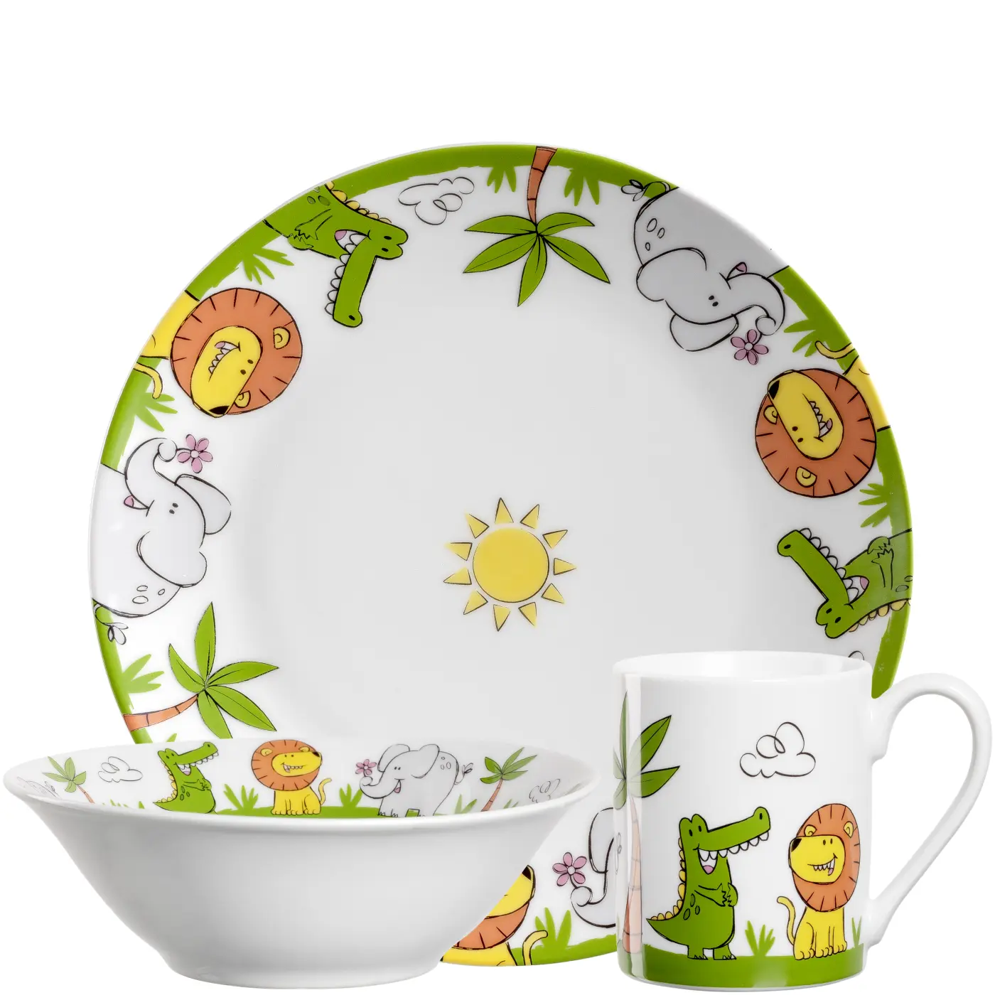 Leonardo 3tlg.Kindergeschirr Kr/El/L BAMBINI