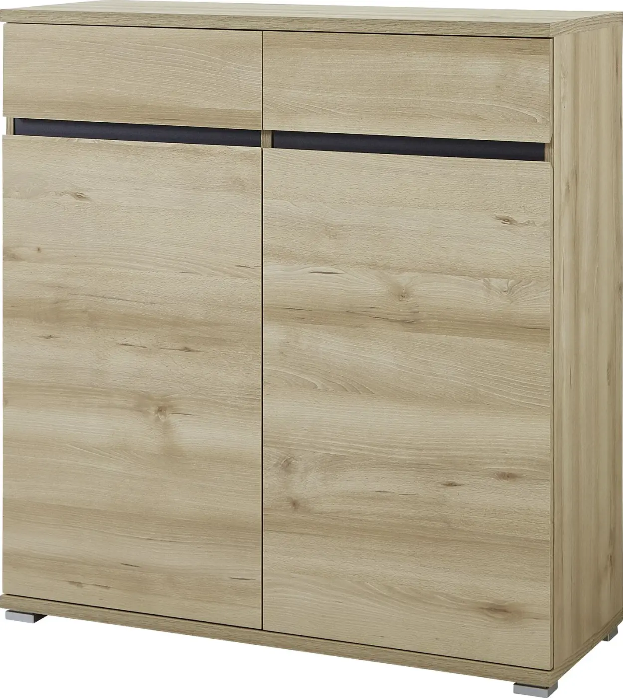 Germania  Schuhschrank Lissabon  Anthrazit/Navarra Eiche Nb. B/H/T: 96 x 52 x 40cm