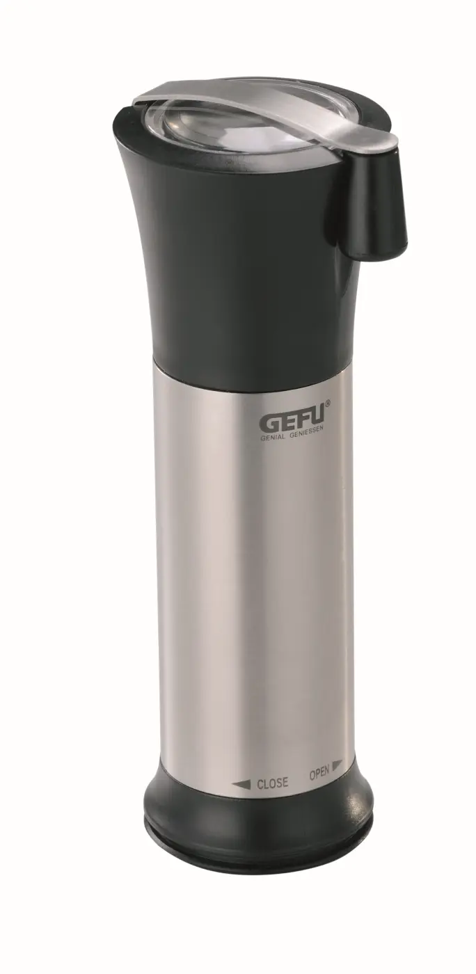 Gefu Muskatmühle MOSCATA Schwarz, silber