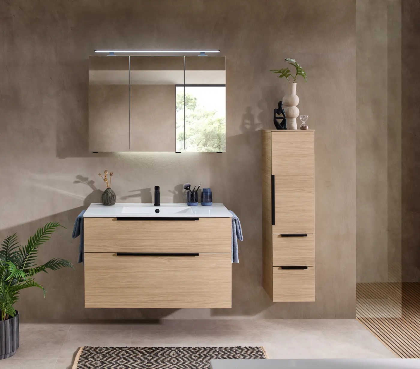 Pelipal  Midischrank Serie 6110 Tropea Eiche NB ca. 30 x 121 x 33 cm