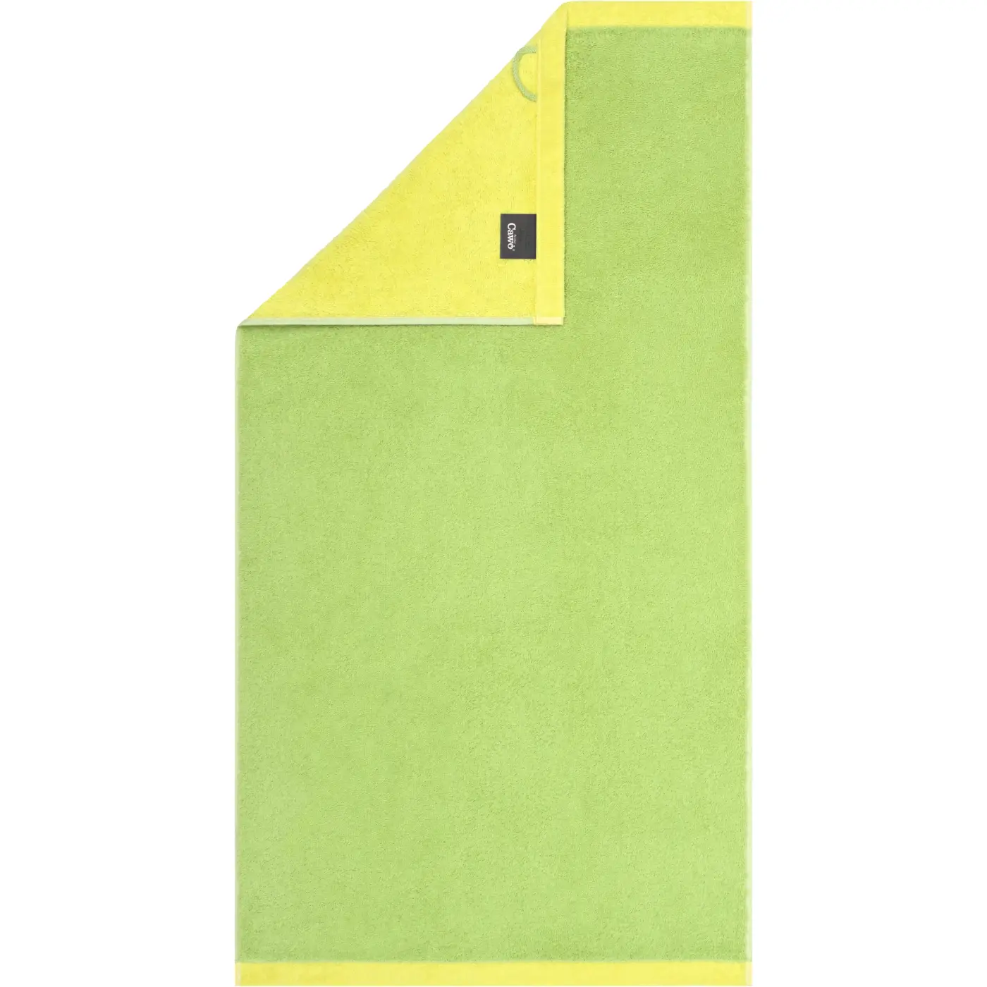 Cawö Handtuch Lifestyle Splash pistazie/lemon 50/100 cm