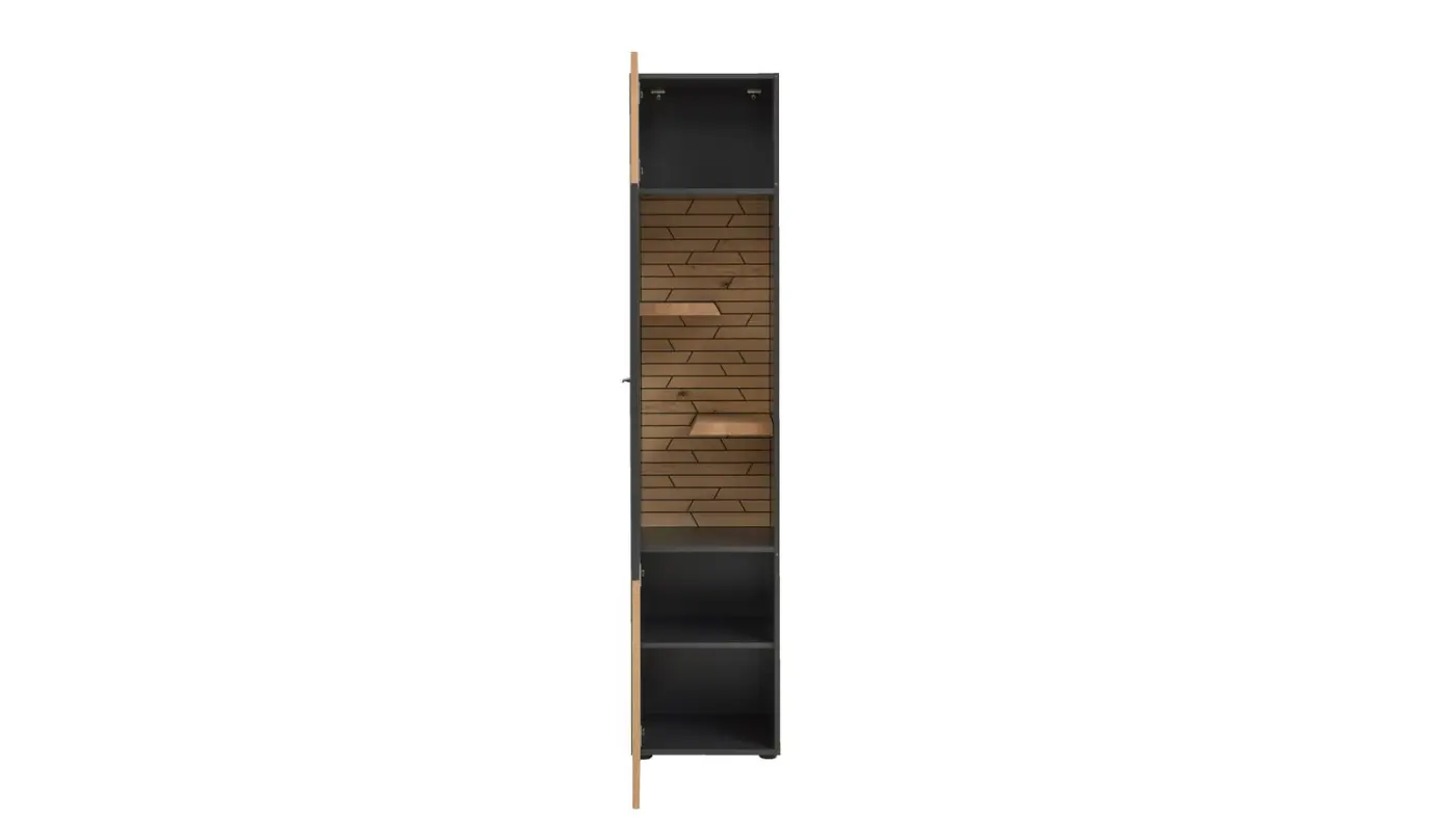Interliving Vitrine Serie 2108 schiefer/Eiche ca. 204 x 44 cm Interliving Vitrine Serie 2108 schiefer/Eiche ca. 204 x 44 cm