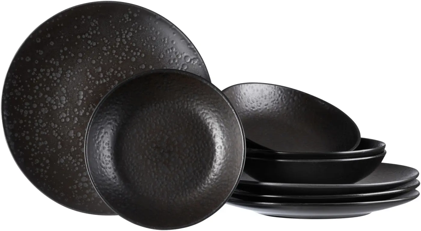 Ritzenhoff & Breker Tafelset Kitwe Schwarz schwarz 8tlg.