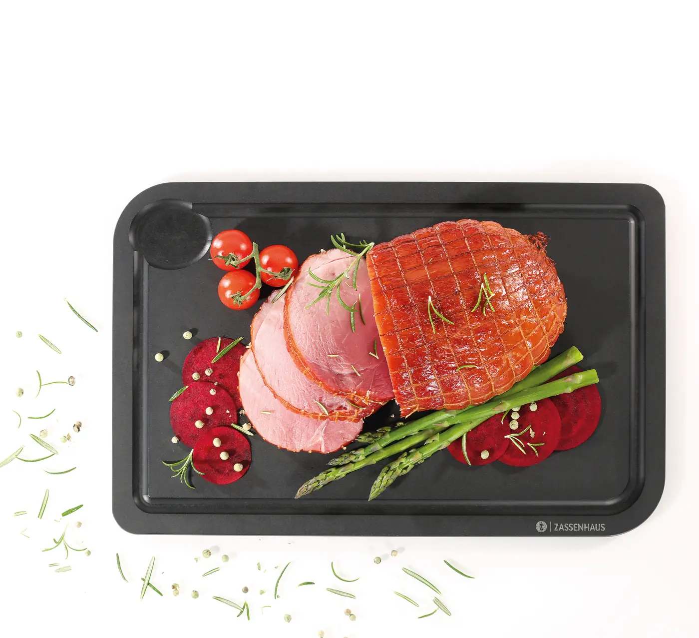 Zassenhaus Tranchierbrett COMFORT PLUS 36 x 23 x 0 9 cm