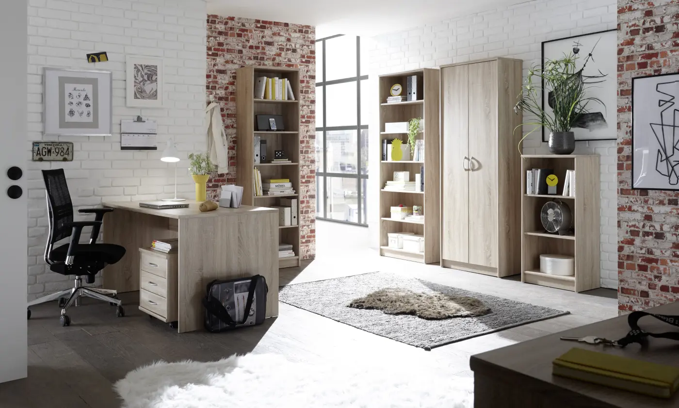 BegaConsult OPTIMUS Regal Eiche Sonoma BHT ca. 72x198x34 cm BegaConsult OPTIMUS Regal Eiche Sonoma BHT ca. 72x198x34 cm