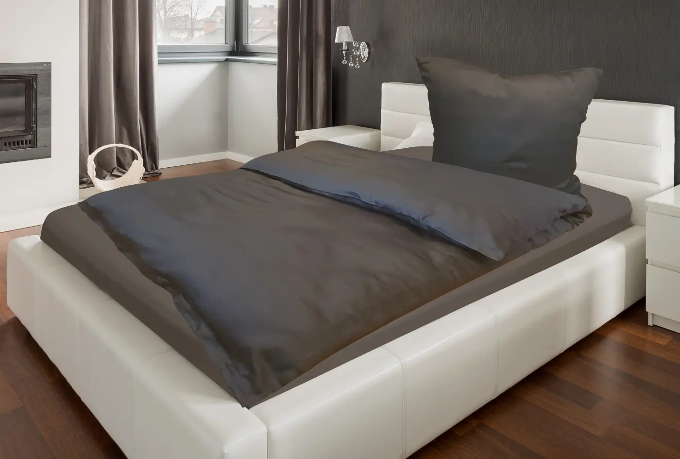 Cosima  Bettwäsche Elodie anthrazit