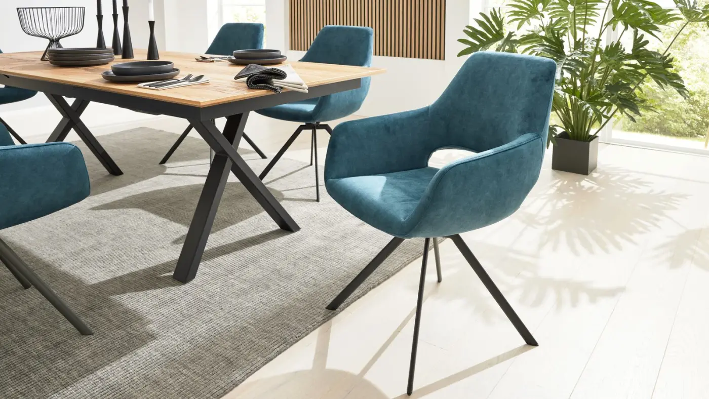 Interliving  Esstisch  Serie 5112 Halifax Eiche goldbraun ca. 220 x 75 x 100 cm