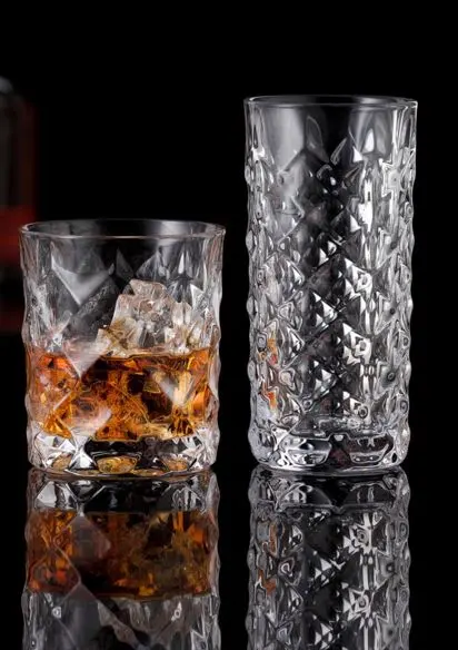 Bohemia 6er Set Whiskybecher Nelson  Kristallglas 300 ml