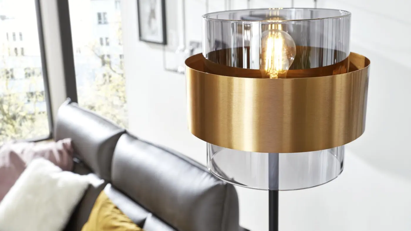 Interliving Stehleuchte IL 9333 Schwarz