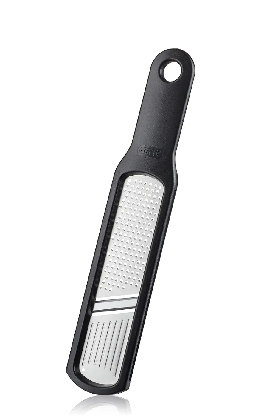 Gefu Knoblauchreibe/-Hobel RAFINO Schwarz, silber