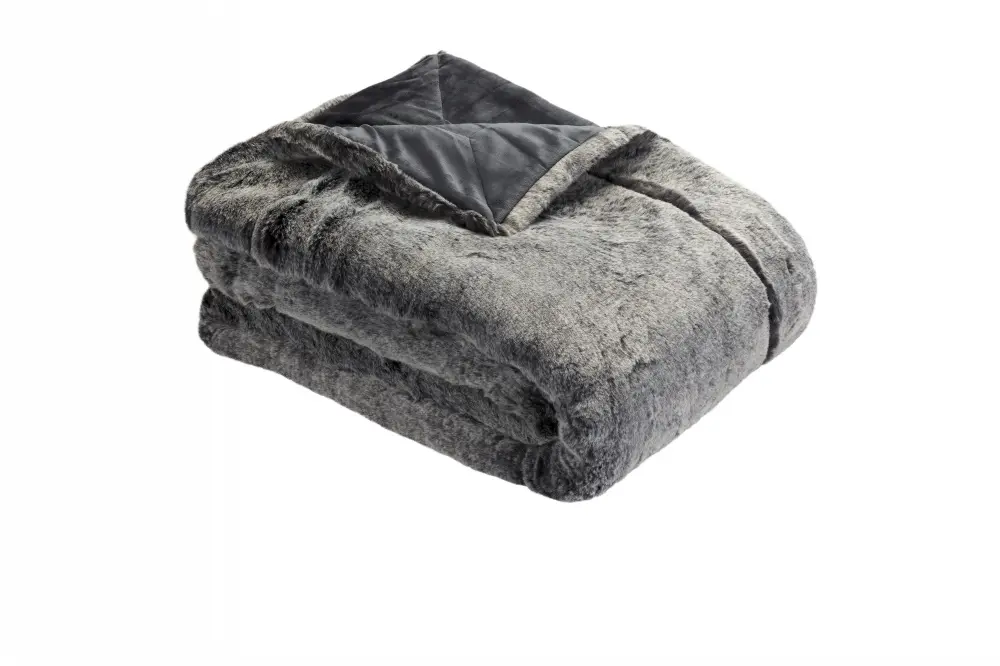 Ibena  Decke Felldecke bugatti grau 150 x 200 cm