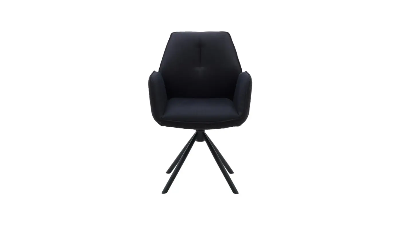 Interliving Armlehnpolsterstuhl  IL5116 Schwarz
