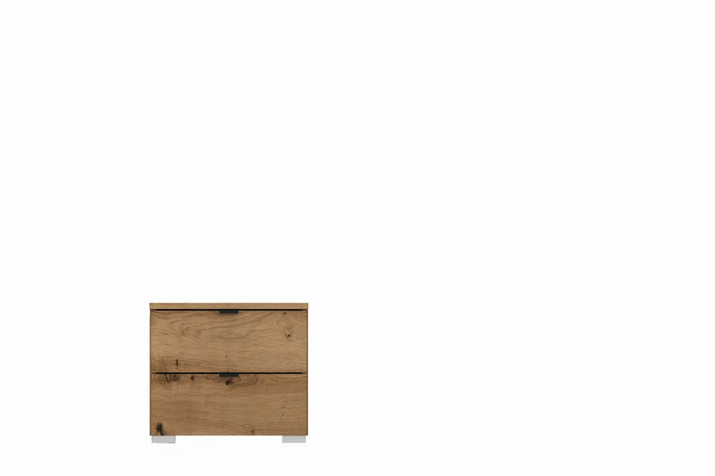 Rauch  Nachttisch-Paar 2 Schub Pinto Artisan Eiche NB 