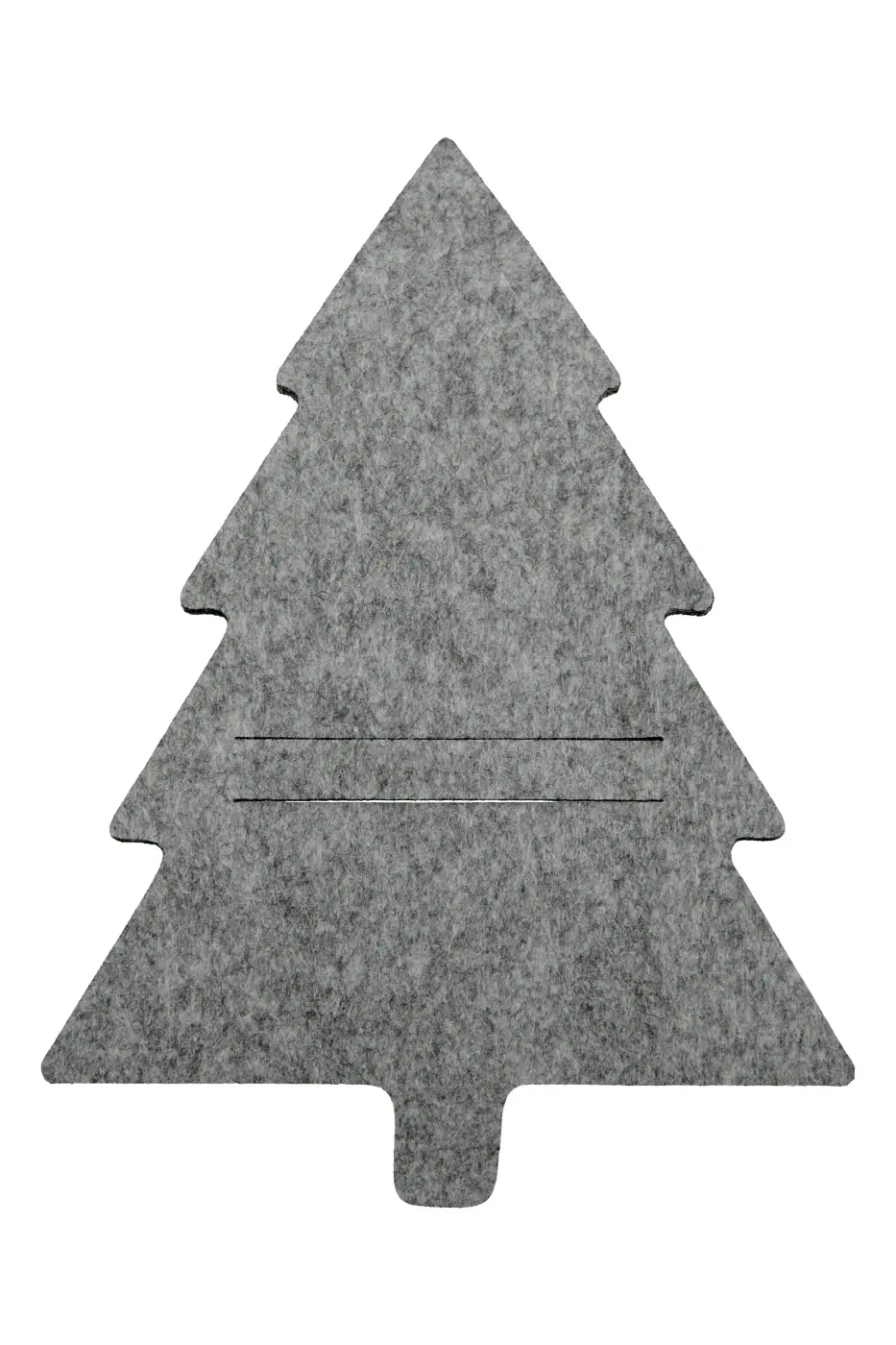 Gilde  Bestecktäschchen Tannenbaum Filz hellgrau