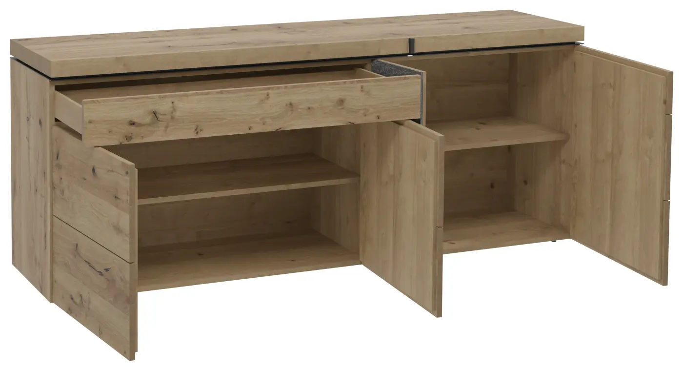 Voglauer Sideboard Vrock Alteiche Rustiko gebürstet ca. 226,2 x 91,4 x 54,1 cm Voglauer Sideboard Vrock Alteiche Rustiko gebürstet ca. 226,2 x 91,4 x 54,1 cm