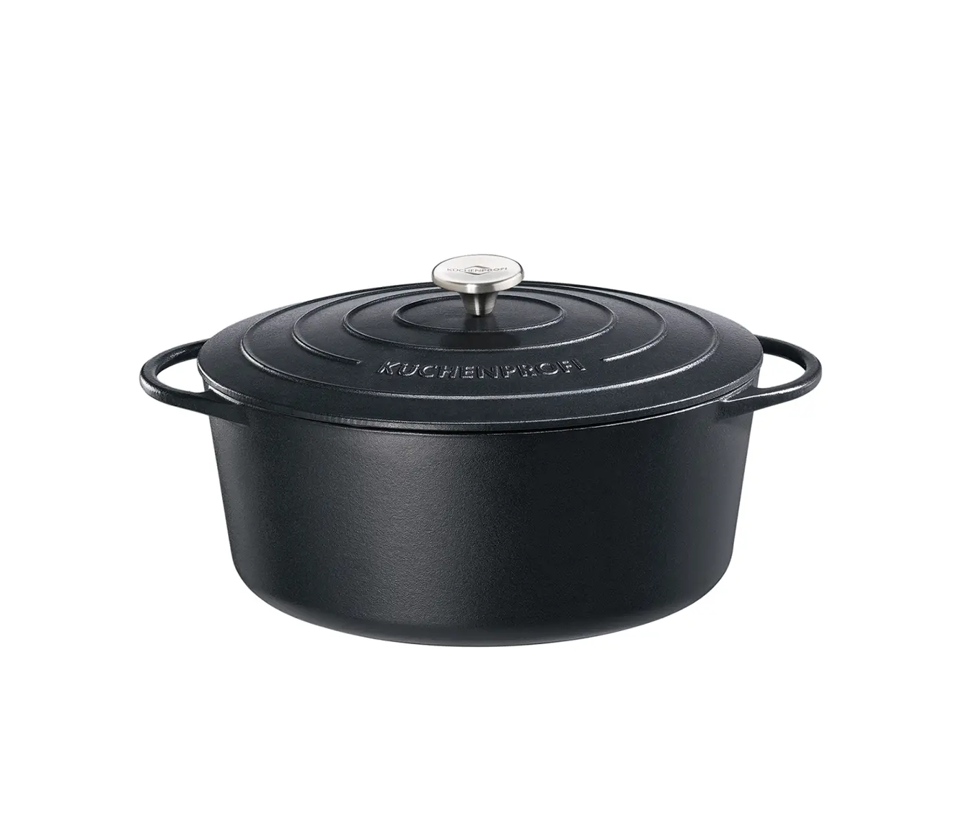 Küchenprofi  Bratentopf oval PROVENCE emailliertes Gusseisen