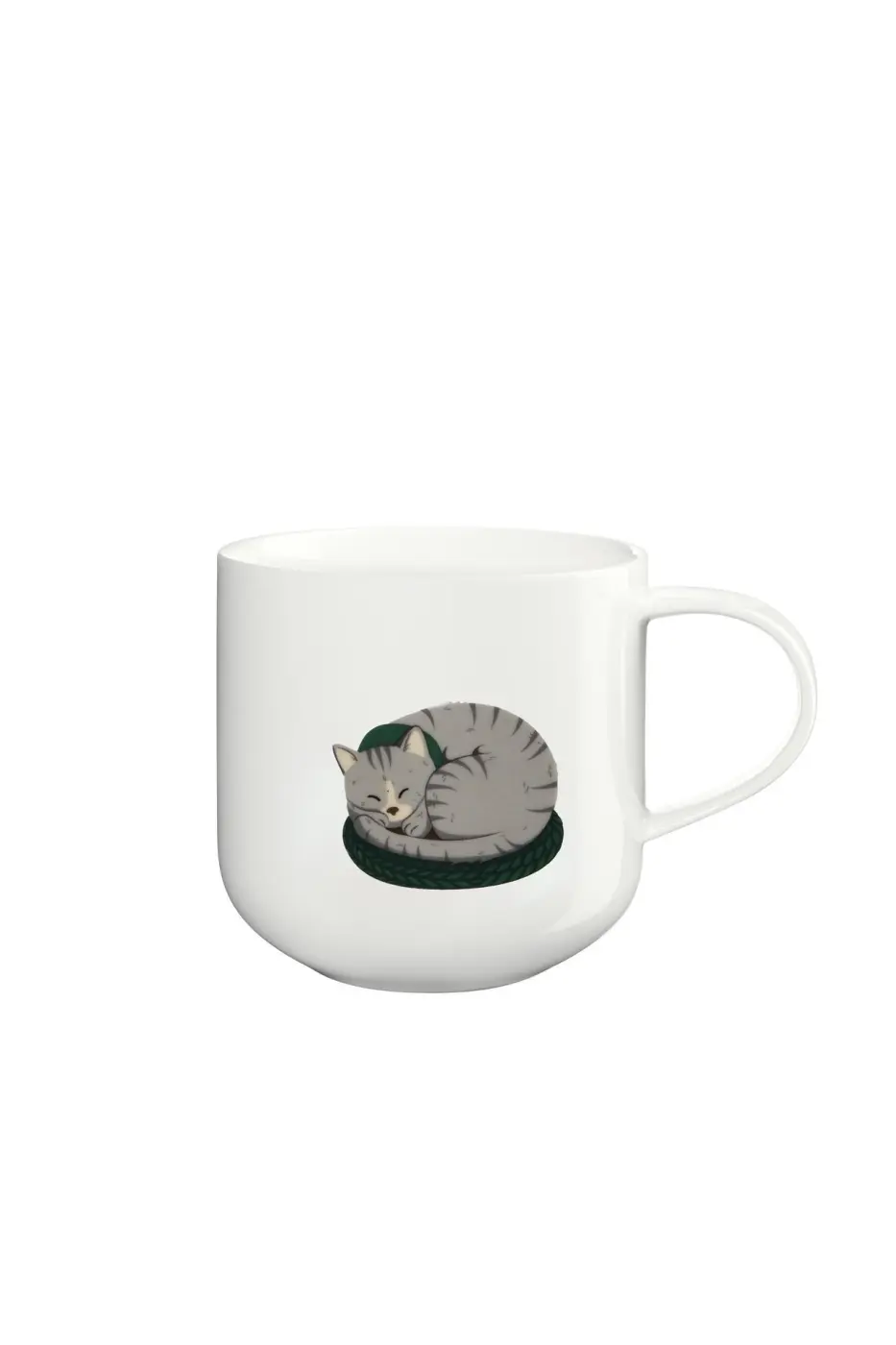 ASA Henkelbecher  xmas Motiv glänzend D. 9,2 cm, H. 9,5 cm, 0,4 l.