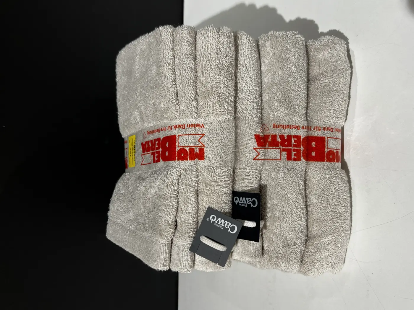 Cawö Handtuchset 6 tlg Serie Lifestyle platin