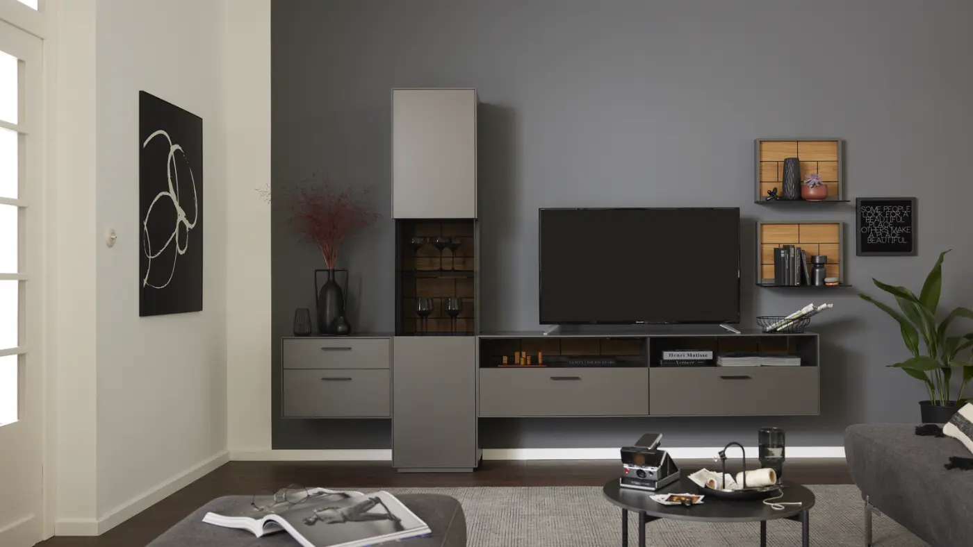 Interliving Wohnkombination IL 2030 wolfram grey