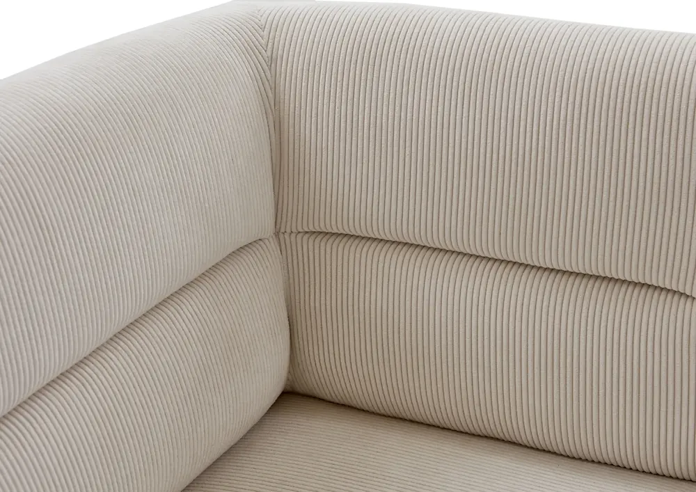 Niehoff  Eckbank Conny Cord grau ca. 151 x 205 cm