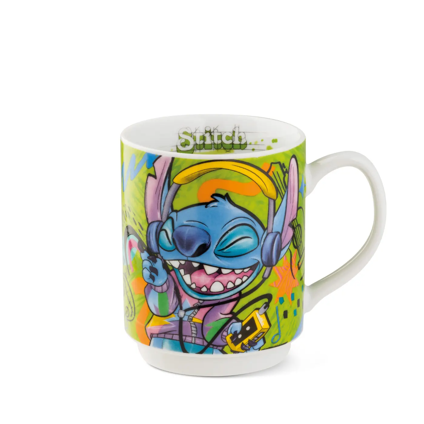 Gilde Handwerk Stapeltasse Stitch grün