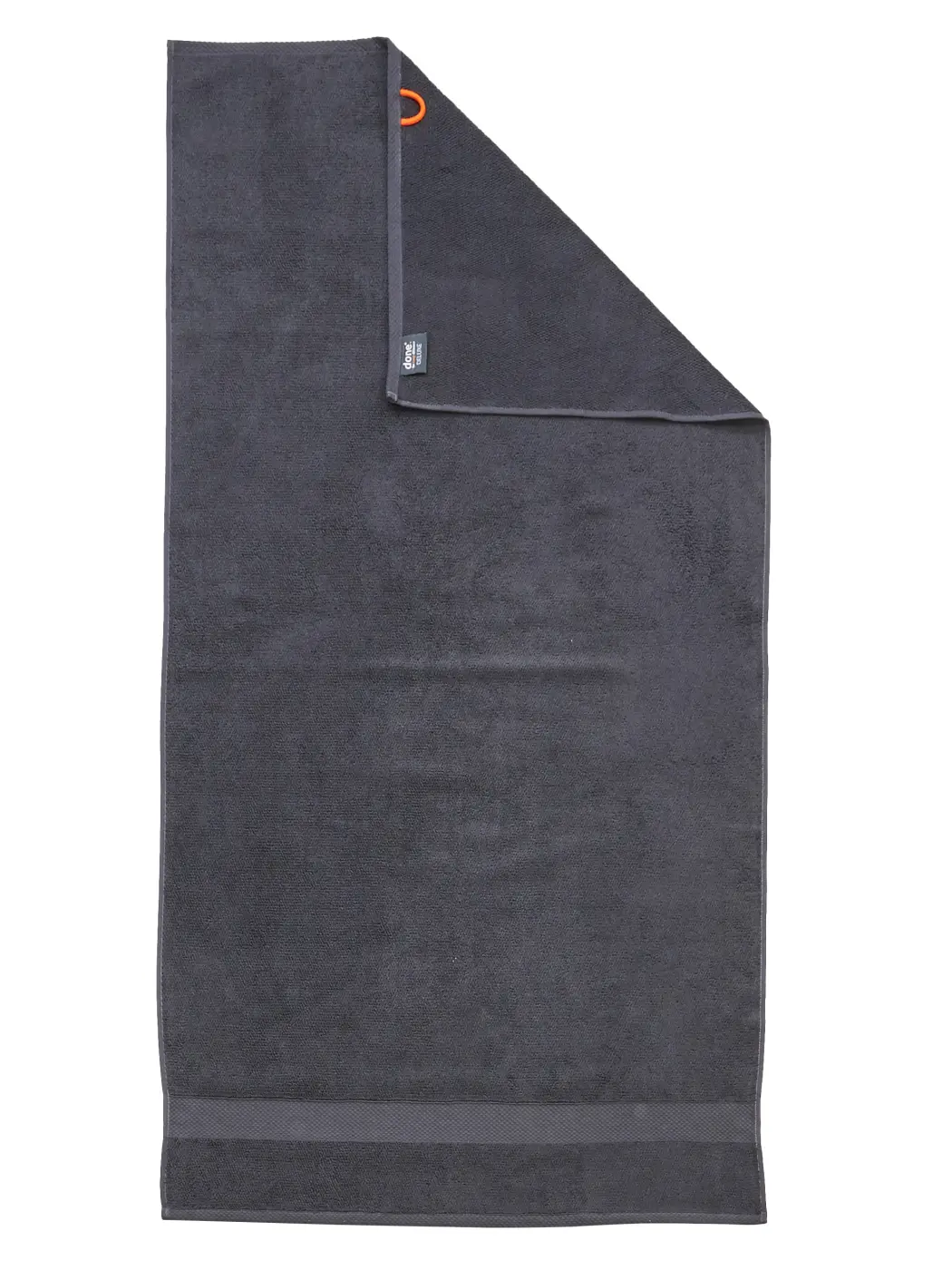 DONE. Deluxe Duschtuch anthrazit 70 x 140 cm